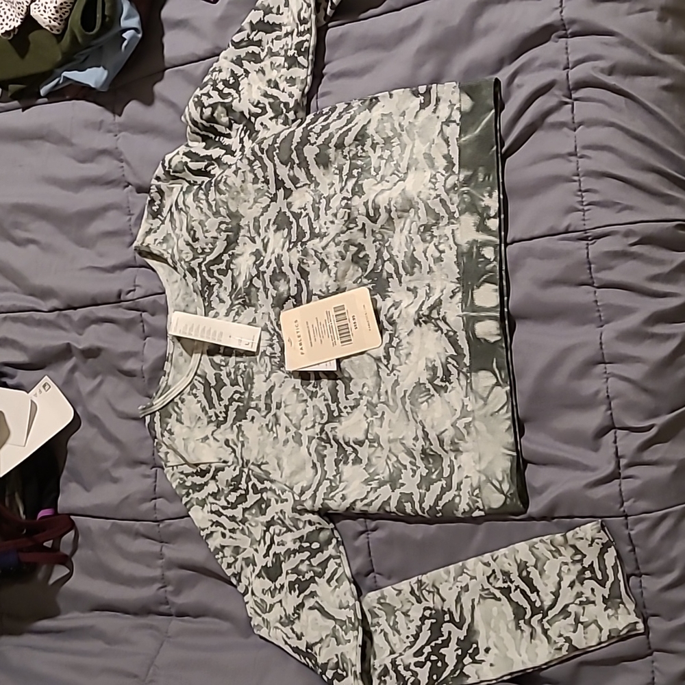 Fabletics Long Sleeve Crop Top